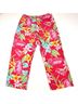 Chico's Tropical Red Multi Color Casual Pants Size L - photo 3