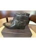 French Connection 100% Leather Solid Black Ankle Boots Size 8 - photo 3