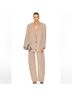 THE ATTICO 100% Wool 53% Acetate 47% Viscose Tan Wool Pants Size 8 - photo 4