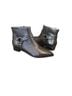 French Connection 100% Leather Solid Black Ankle Boots Size 8 - photo 2