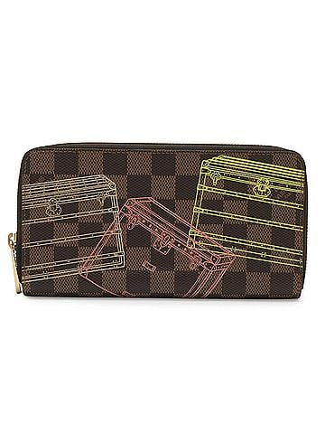 Louis Vuitton LOUIS VUITTON Damier Trunk Print Zippy Wallet Round Long 2014 Limited Edition N63026 (view 1)