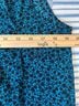 Three Eighty Two 100% Polyester Floral Teal Black Sleeveless T-Shirt Size S - photo 6