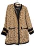 Chico's Gold Black Brown Jacket Size 14 - photo 1