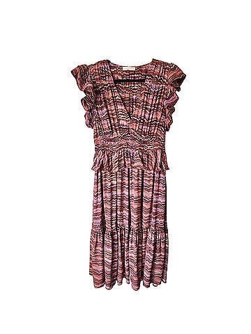 Ulla Johnson Bendetta Silk Midi Casual Dress (view 1)