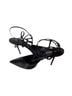 Tamara Mellon 100% Leather Black Heels Size 6 1/2 - photo 2