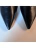 Tamara Mellon 100% Leather Black Heels Size 6 1/2 - photo 7