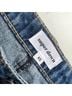 Superdown 100% Cotton Color Block Blue Gray Denim Skirt Size XS - photo 3