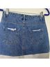 Superdown 100% Cotton Color Block Blue Gray Denim Skirt Size XS - photo 11