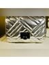 Michael Kors Solid Silver Crossbody Bag One size - photo 15
