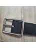 Michael Kors 100% Leather Black Silver Belt Size 32 - photo 5