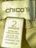 Chico's Aztec Or Tribal Print Green Casual Pants Size 12 - photo 3