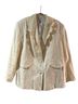 Sleeper 100% Linen 70% Viscose 30% Polyester Ivory Jacket Size M - photo 1