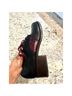Chie Mihara 100% Leather Animal Print Black Brown Flats Size EU 38 - photo 9