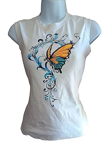 Harley Davidson sturgis rally butterfly Sleeveless T-Shirt (view 1)