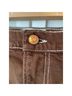 Reformation Solid Brown Denim Shorts Size 30 - photo 6