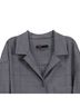 Maje 100% Wool Gray Maje Checked Belted Jumpsuit in Grey Wool Size 10 - photo 2