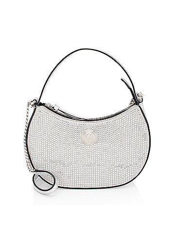 Versace Versace Crystal La Medusa Half Moon Bag (view 1)