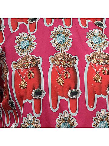 Dolce & Gabbana Dolce & Gabbana  Pink Hands Top (view 2)