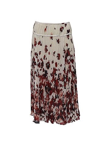 Altuzarra Altuzarra Kemmaren Pleated Georgette Midi Skirt in Multicolor Polyester (view 1)