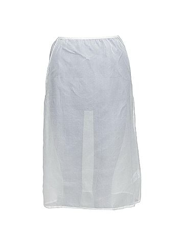 Dries Van Noten Dries Van Noten silk sheer high waisted knee skirt (view 1)