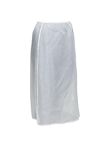 Dries Van Noten Dries Van Noten silk sheer high waisted knee skirt (view 2)