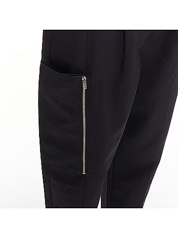 Stella McCartney Stella Mccartney wool twill zip pocketed tapered pants (view 2)