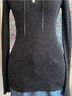 Sandro Black Silver Long Sleeve Top Size 2 - photo 6