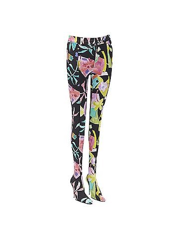 Balenciaga Balenciaga Runway Demna Pantashoe floral heel boots pants (view 2)