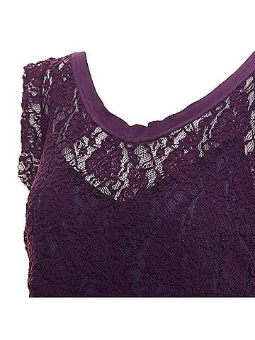 Dolce & Gabbana Dolce Gabbana floral sheer lace overlay cocktail dress (view 2)