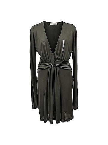 Stella McCartney Stella McCartney Jersey Dress in Green Polyester (view 1)