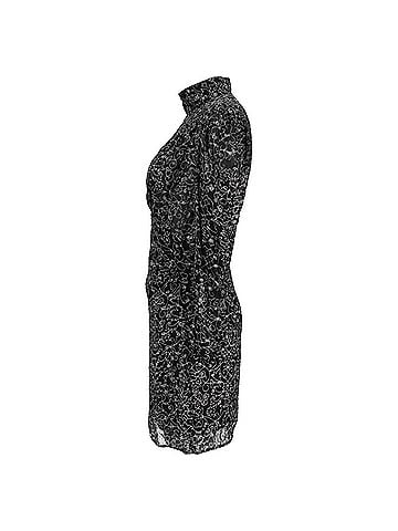 IRO Ba&sh Acia Mini Dress in Black Viscose (view 2)