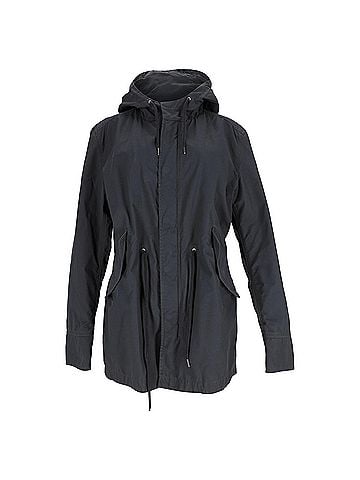 HUGO BOSS Boss by Hugo Boss Hooded Parka Jacket in Black Cotton (view 1)