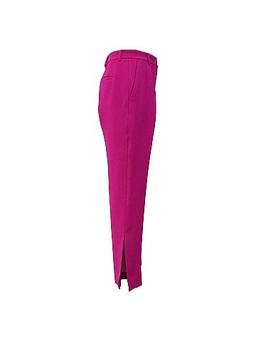 Dolce & Gabbana  Dolce & Gabbana High-Rise Tailored Trousers in Pink Wool (view 2)