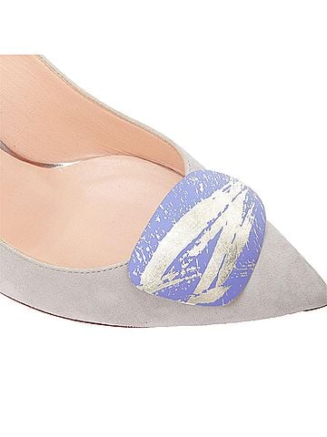 Rupert Sanderson Rupert Sanderson New Nada suede Arty buckle pumps (view 2)