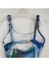 Jantzen Floral Blue One Piece Swimsuit Size 12 - photo 6