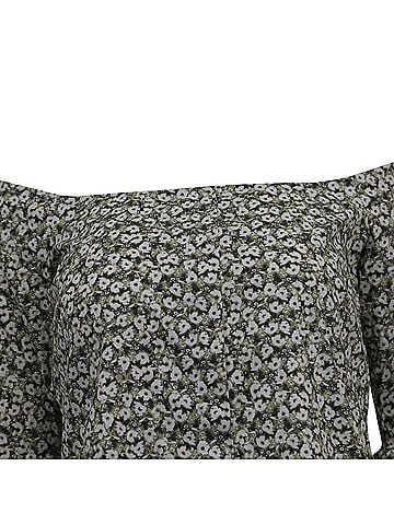 Caroline Constas Caroline Constas Off Shoulder Gisele Blouse in Floral print Cotton  (view 2)