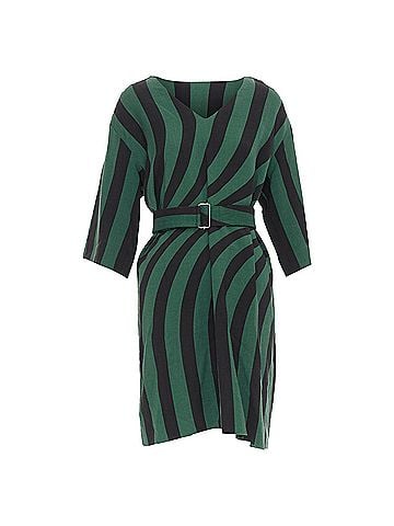 Dries Van Noten Dries Van Noten 2017 Graphic Belted Dress (view 1)