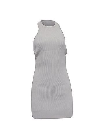 Herve Leger  Herve Leger x Julia Restoin Roitfeld Halterneck Mini Dress in White Viscose (view 1)