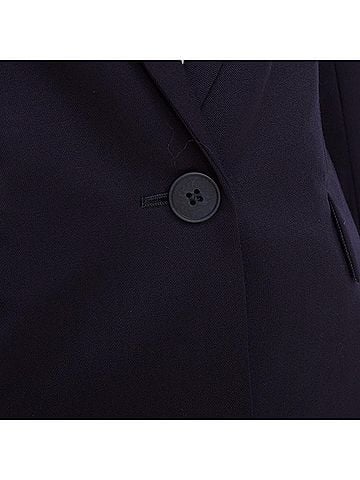 Stella McCartney Stella Mccartney wool flap pocket single breasted blazer (view 2)