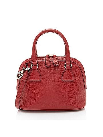 Gucci Gucci Leather GG Charm Dome Small Satchel (view 1)