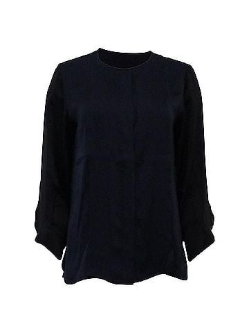 Stella McCartney Stella McCartney Blouse in Navy Blue Silk (view 1)
