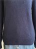 Quince 100% Cashmere Blue Cashmere Pullover Sweater Size M - photo 7