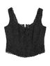 LoveShackFancy Black Sleeveless Top Size 4 - photo 2