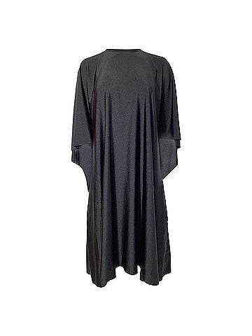 Balenciaga Balenciaga Loose Midi Dress in Black Polyamide (view 1)
