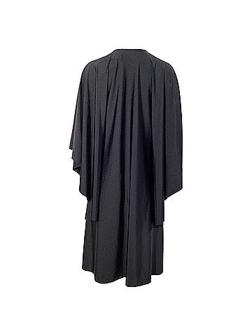 Balenciaga Balenciaga Loose Midi Dress in Black Polyamide (view 2)