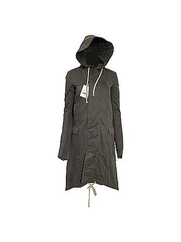 Rick Owens Rick Owens Fishtail Parka in Olive Cotton (view 1)