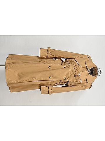 Simone Rocha Simone Rocha Trench Coat in Brown Polyamide (view 2)