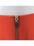 Emily McCarthy 100% Polyester Solid Red Gold Casual Dress Size S - photo 7