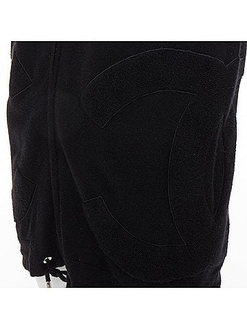 Chanel Chanel 2015 Karl Lagerfeld 100% cashmere black double CC pockets hoodie (view 2)