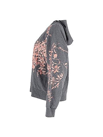 Dries Van Noten Dries Van Noten Harlee Embroidered-Jersey Hoodie In Grey Cotton (view 2)